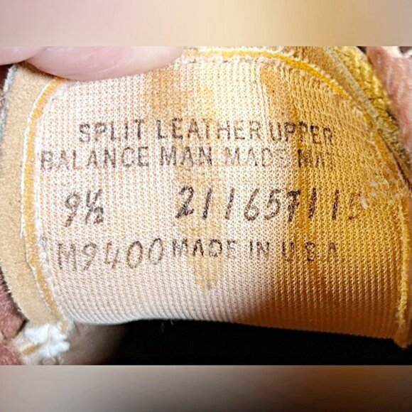 Vintage Mens Tan Suede Split Leather Bowling Shoes~9.5~USA - Picture 7 of 7